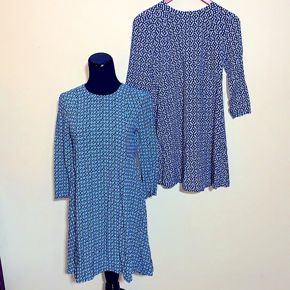 H&M Set is 2 Women’s Size 2 Knee Length 3/4 sleeves dresses Excellent Condition